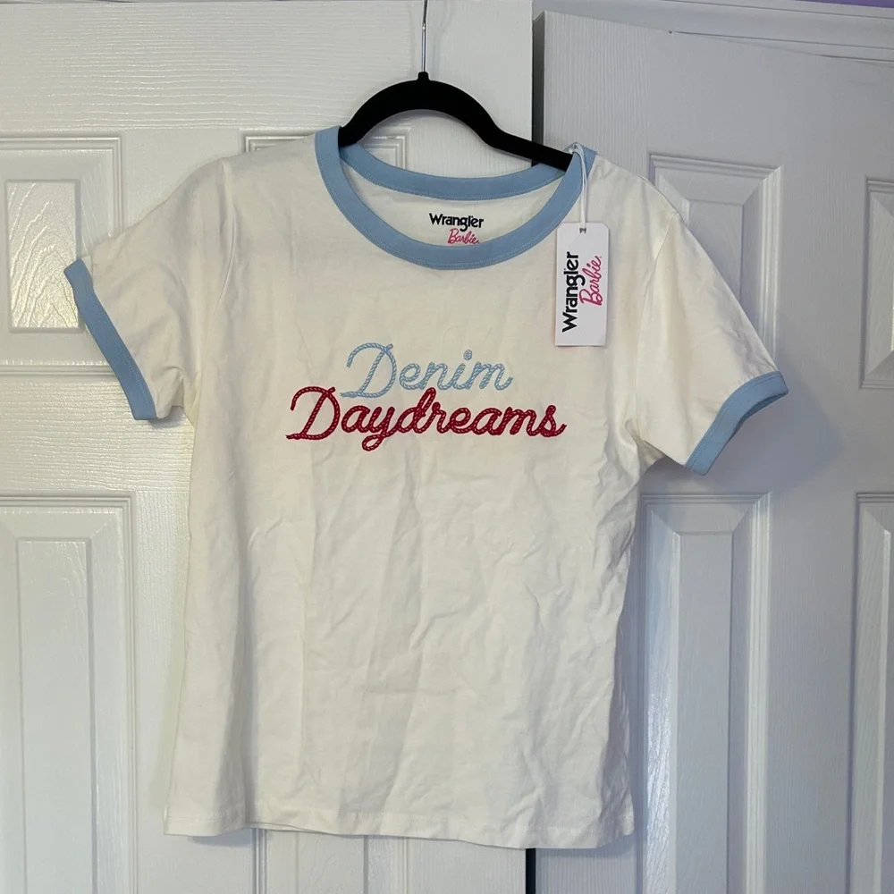 Wrangler x Barbie Denim Daydreams Tee - Picture 1 of 3